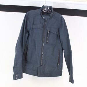 Nau‎ Men’s Black Moto Jacket Size M Lightweight Utility Style